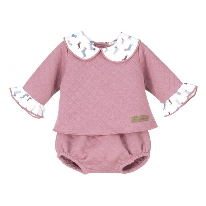 SUDADERA+RANITA BELFAST ROSA