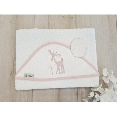 CAPA BAÑO MAXI CIERVO ROSA...