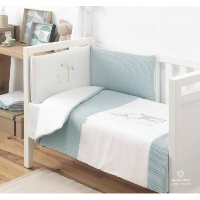 EDREDÓN + PROTECTOR CIERVO VERDE D...