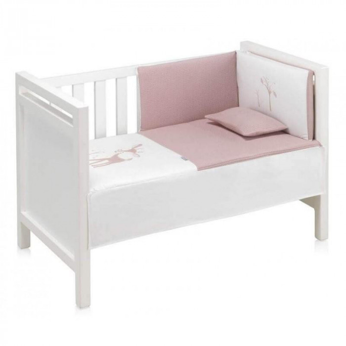 EDREDÓN + PROTECTOR CIERVO ROSA D PEQUES