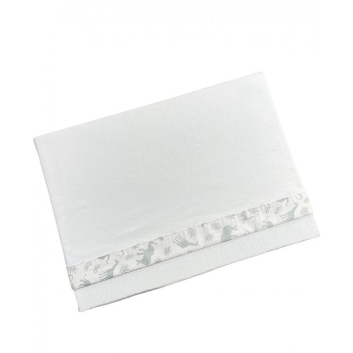 J.SAB CUNA ALGODON 100% ANIMALES VERDE