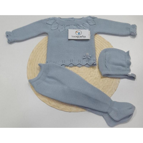 CONJ.3P LANA HOJAS CIELO