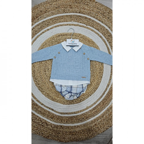 JERSEY LANA AZUL CON RANITA...