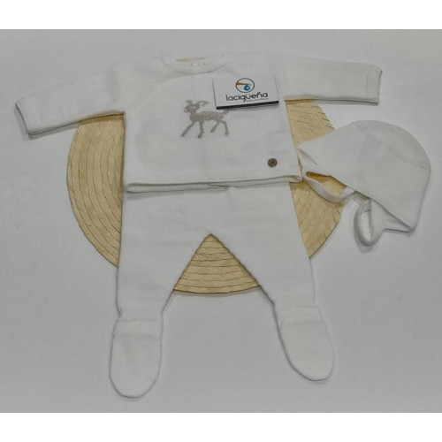 CONJ.3P LANA CIERVO BEIG CAMEL