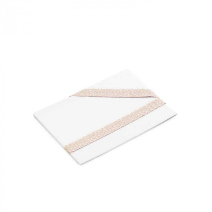 J.SAB MINICUNA ALGODON 100% FLORES ROSA