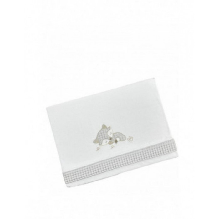 J.SAB MINICUNA ALGODON 100% ZORRO GRIS