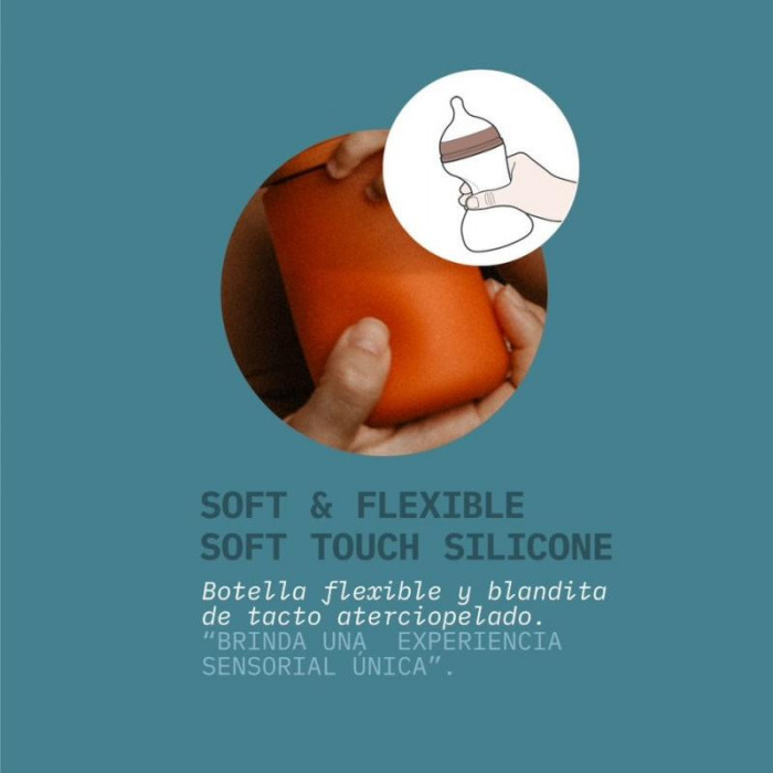 BIBERON SILICONA FIS SX PRO 240ML...