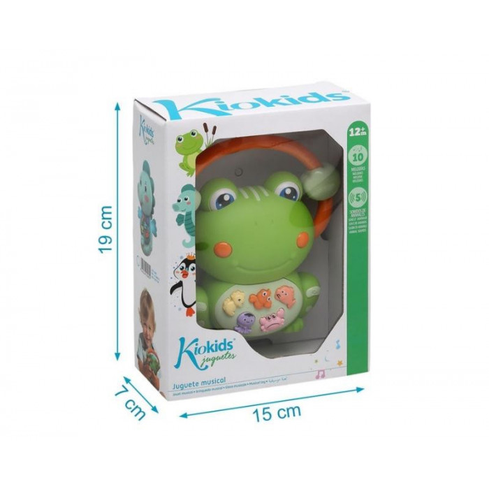 RANA MUSICAL VERDE KIO KIDS