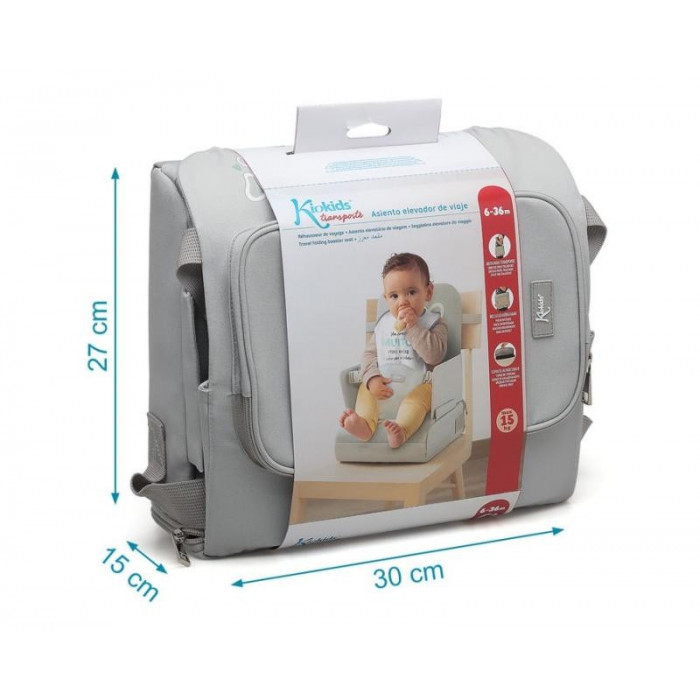 TRONA DE SILLA DINO AZUL KIO KIDS