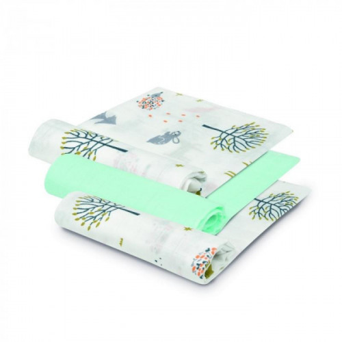 PACK 3 GASAS BAMBU FOX VERDE