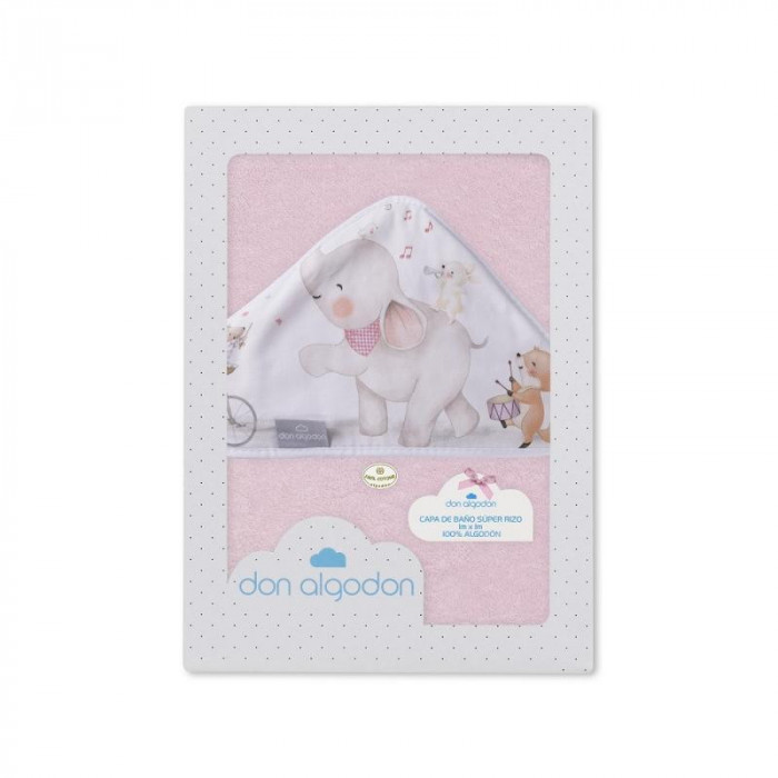 CAPA BAÑO MAXI MUSIC AND FRIENDS ROSA...