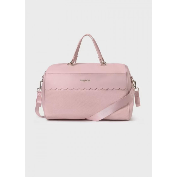 BOLSO SILLA PIEL TRENZADO ONDAS ROSA...