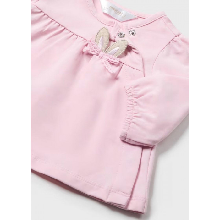 CONJUNTO ALGODON CONEJITOS ROSA MAYORAL