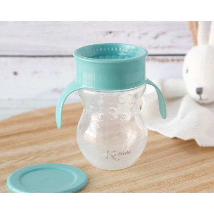 TAZA APRENDIZAJE 360º AZUL KIO KIDS