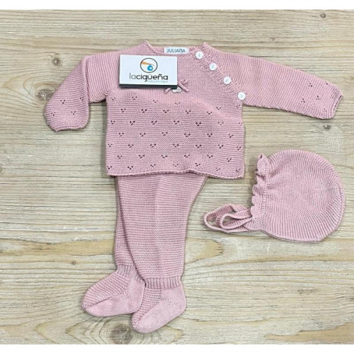 CONJUNTO 3 PIEZAS HILO...