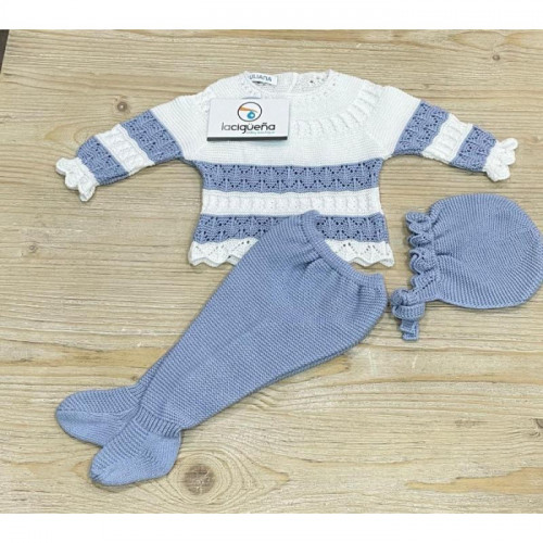 CONJUNTO 3 PIEZAS HILO...