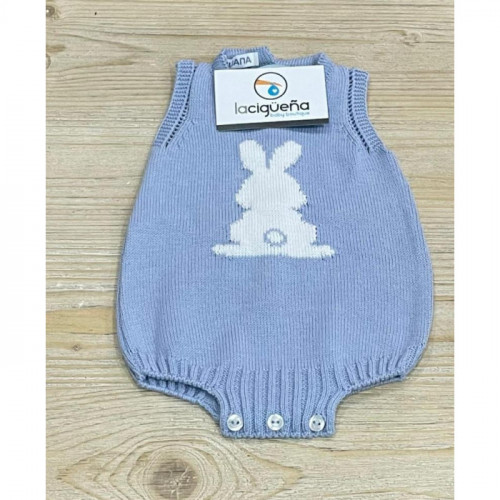 RANITA SIN MANGA HILO AZUL...