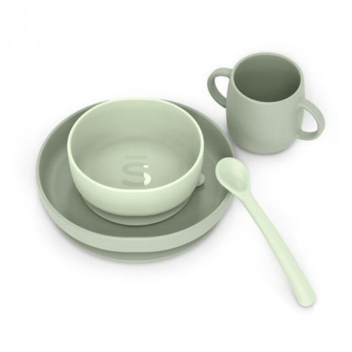 VAJILLA SILICONA SOFT COLOUR VERDE...