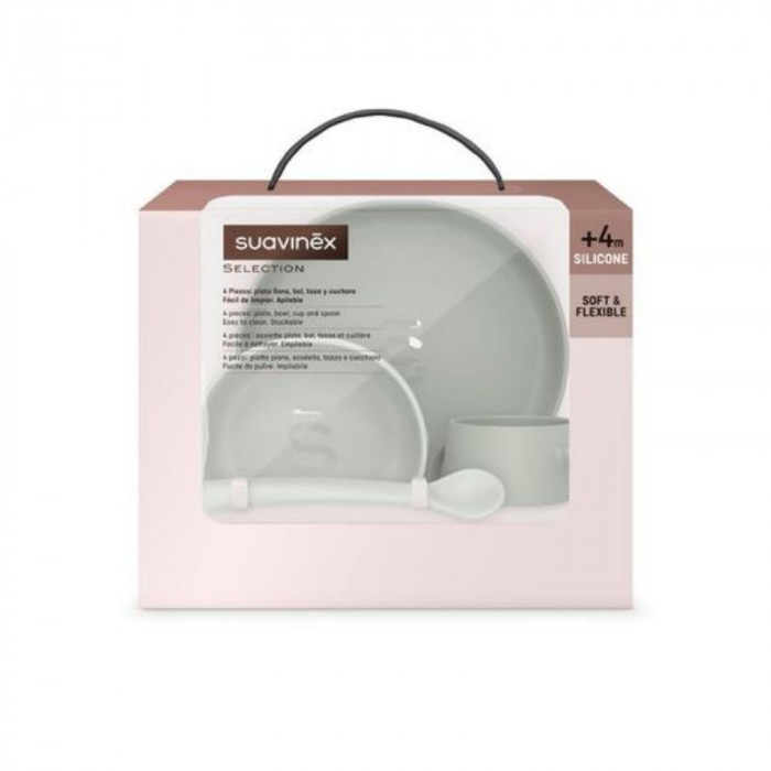 VAJILLA SILICONA SOFT COLOUR VERDE...