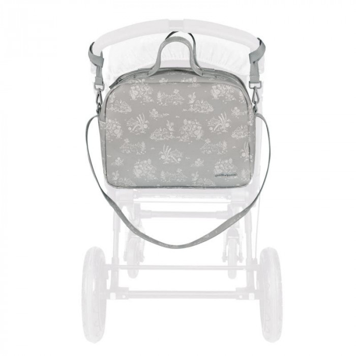 BOLSO SILLA PIEL TOILE DE JOUY GRIS...