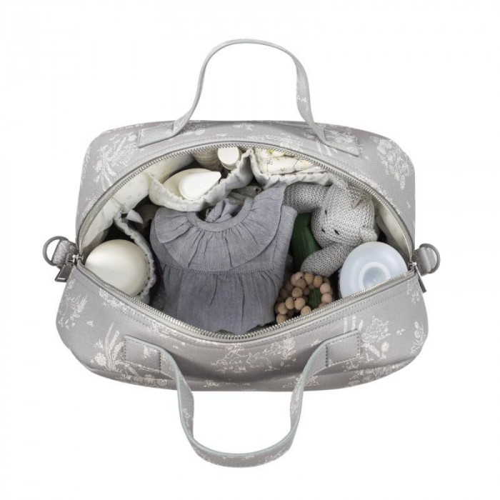 BOLSO SILLA PIEL TOILE DE JOUY GRIS...