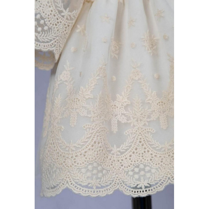 VESTIDO MEDIA MANGA CON BRAGA Y GORRO...