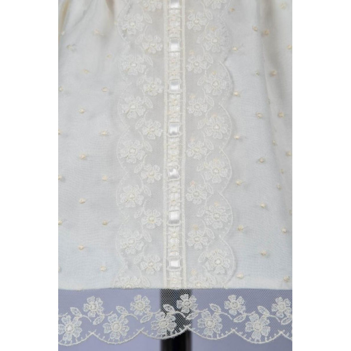 PELELE MANGA CORTA CON GORRO ORGANZA...