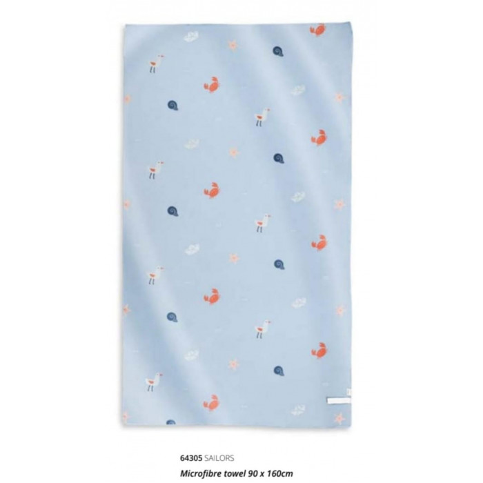 TOALLA MICROFIBRA SAILOR AZUL...