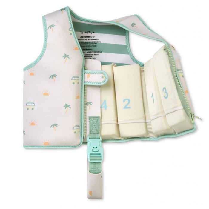 CHALECO FLOTADOR ALOHA VERDE 3-6 AÑOS...
