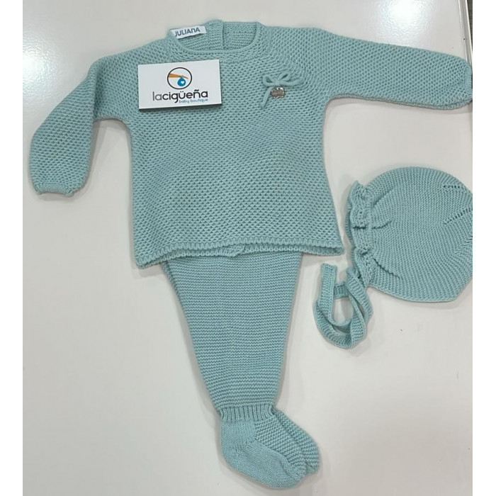 CONJUNTO LANA CON GORRO Y POLAINA...