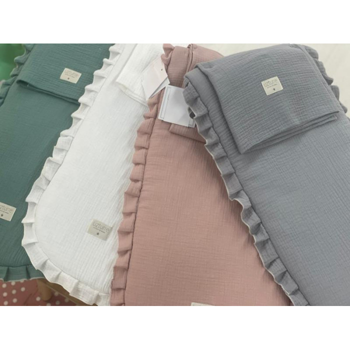 BASE CAPAZO CON VOLANTE+MUSELINA...