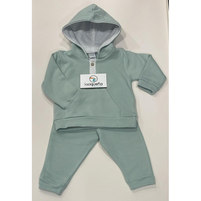 CHANDAL CAPUCHA NIÑO ALARCE VERDE BABIDU