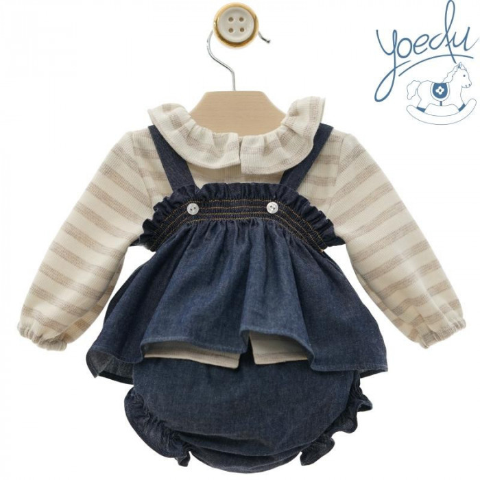 VESTIDO PETO CON BRAGA VAQUERO Y...