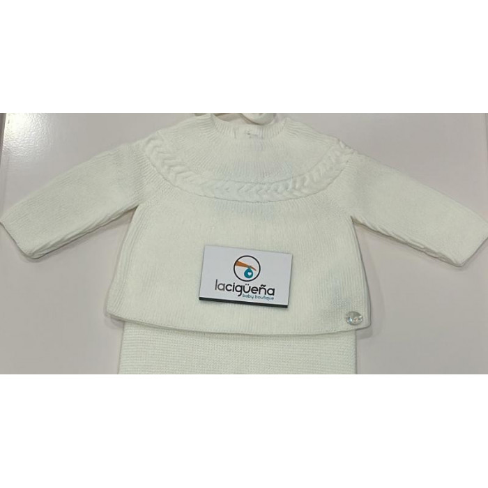 CONJUNTO LANA PORCELANA BEIG MARTIN...