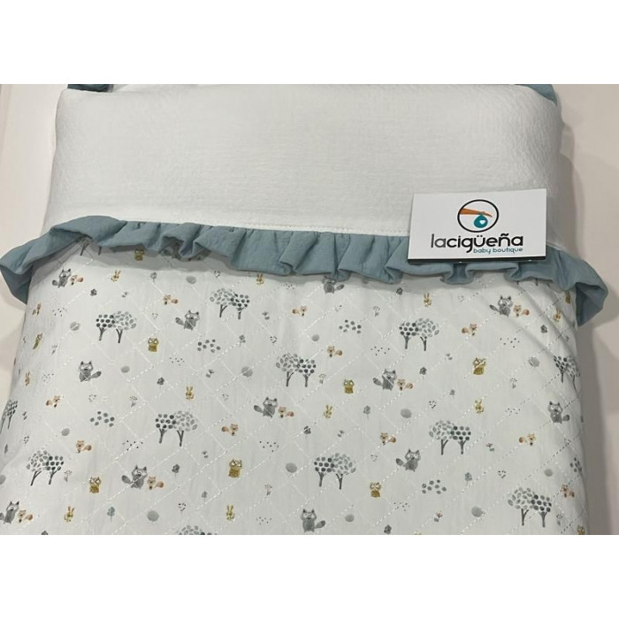 SACO CAPAZO 302 ESTAMPADO BLANCO...