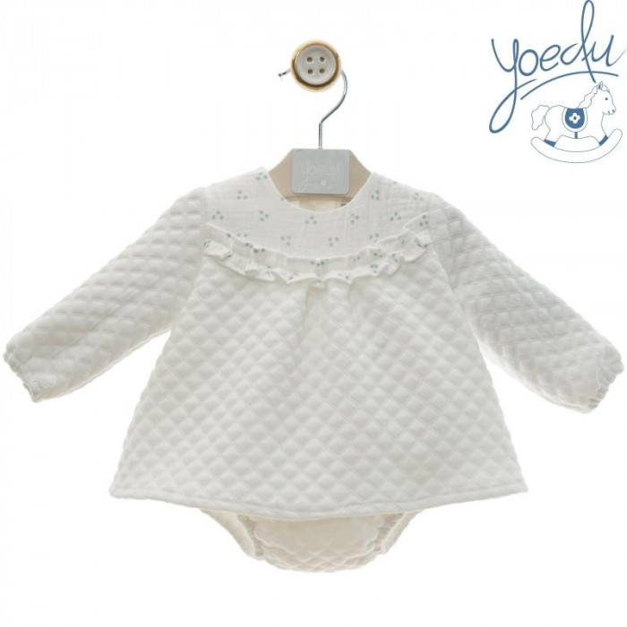 SUDADERA NIÑA+BRAGA OLEO BLANCO VERDE...