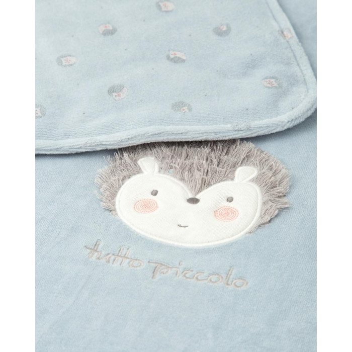 MANTA TUNDOSADO DUNAS AZUL TUTTO PICCOLO