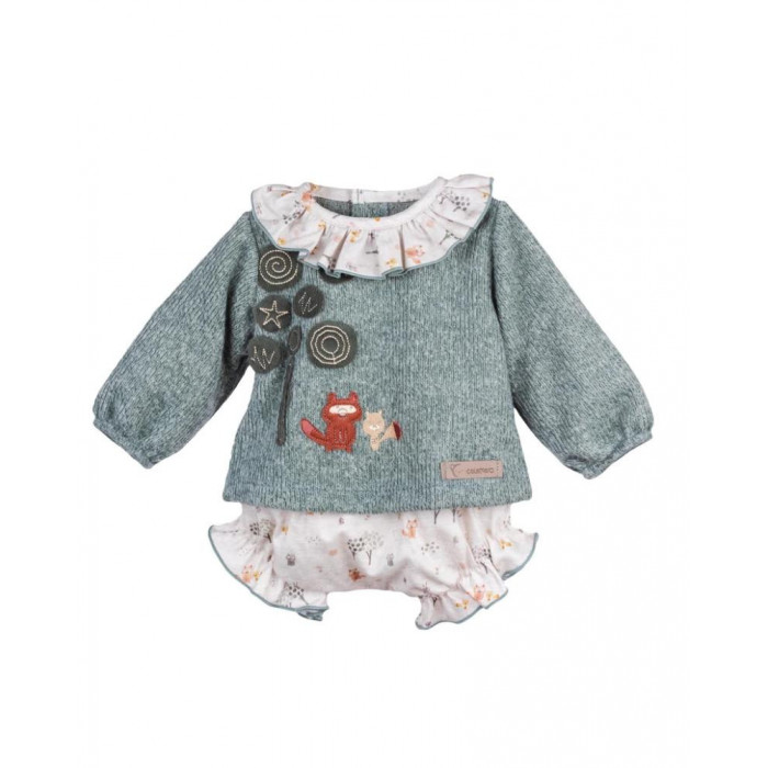 JERSEY LANA NIÑA+RANITA JARAMA VERDE...