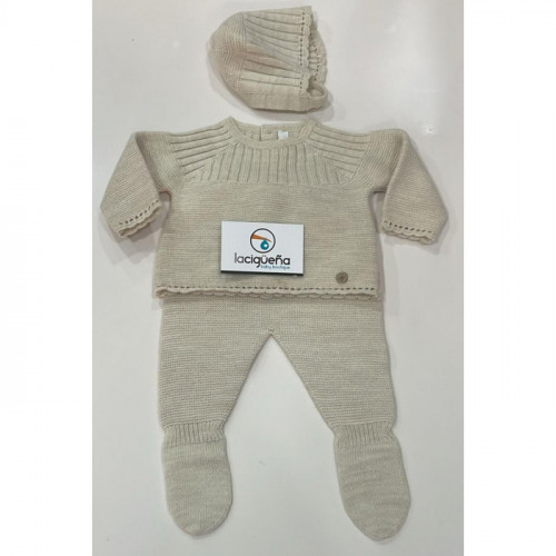 CONJUNTO LANA SABBIA LISTAS...