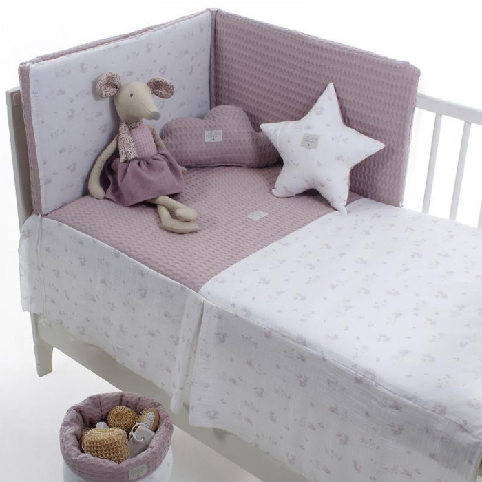 EDREDON+PROTECTOR TELMA ROSA UZTURRE