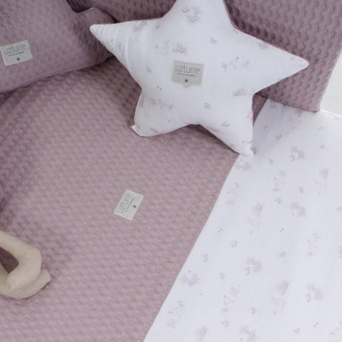 EDREDON+PROTECTOR TELMA ROSA UZTURRE