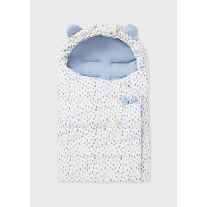 SACO NANA ESTAMPADO CELESTE MAYORAL