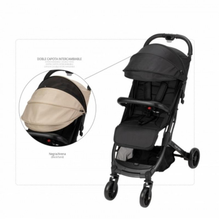 SILLA PASEO MINIMUM SPACE NEGRO BEIG