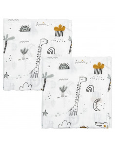 PACK 2 GASAS 60*60 BAMBU...