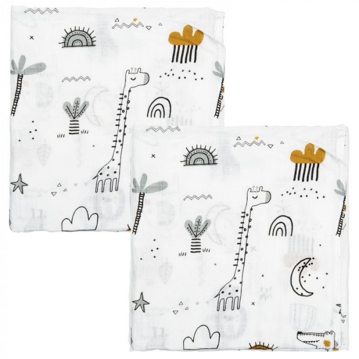 PACK 2 GASAS 60*60 BAMBU C/380 JUNGLA BL