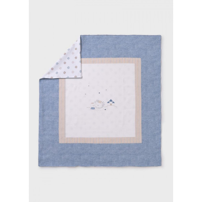 ARRULLO ALGODON OSO CORONA AZUL CAMEL...