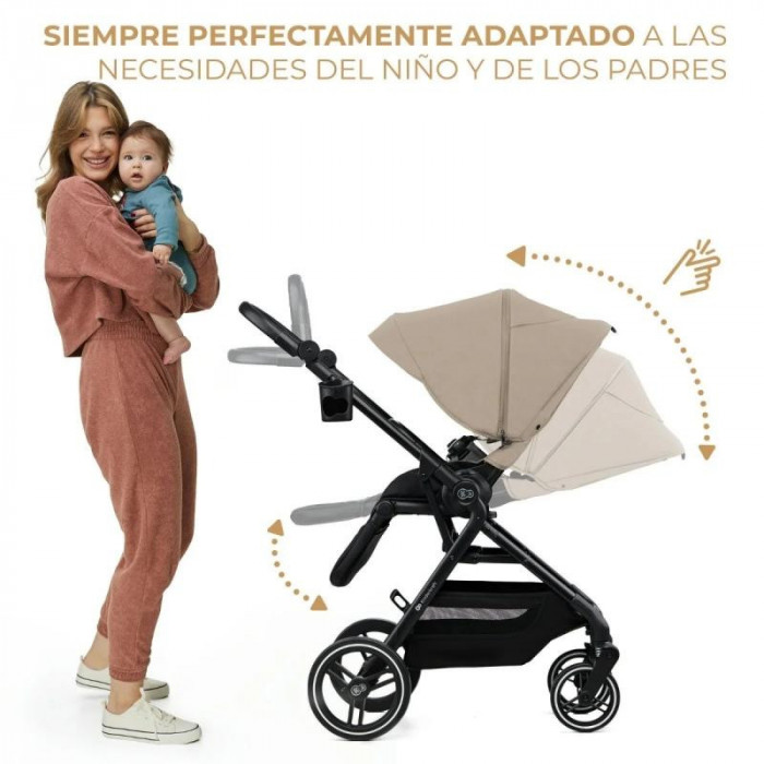 COCHECITO DUO YOXI BEIGE KINDERFRAFT