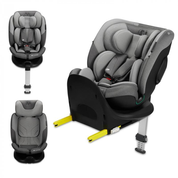 SILLA AUTO I-FIX I SIZE GREY KINDERKRAFT
