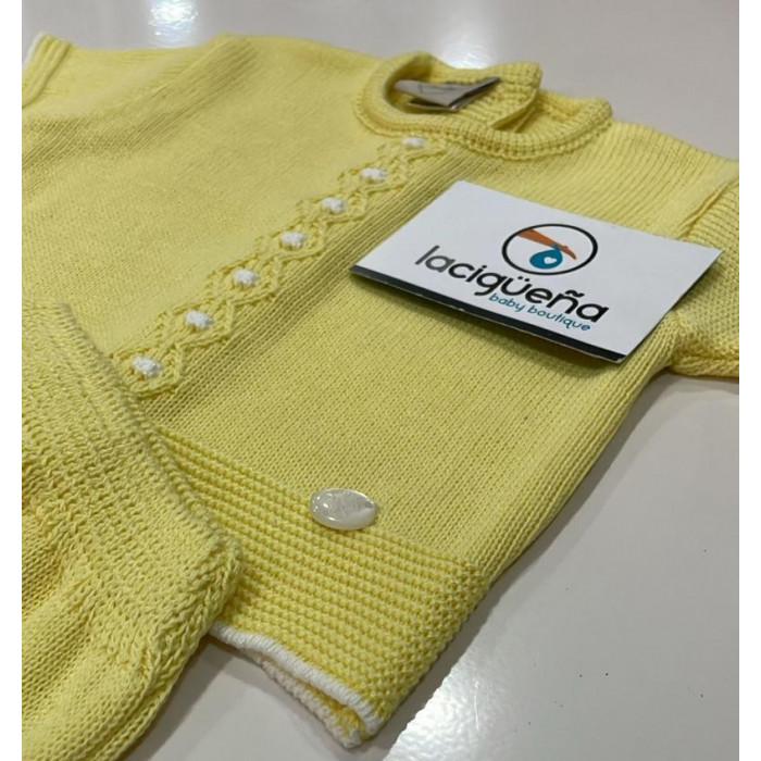 JERSEY HILO MANGA CORTA CON BRAGA...