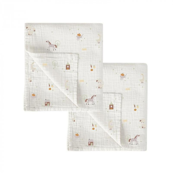 PACK 2 GASAS BAMBU 527 FARM BEIG...